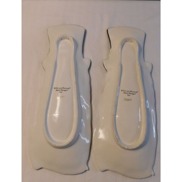 Christmas Snowman 13" Platter Fitz and Floyd Snack Therapy  Hand Crafted - Picture 2 of 5